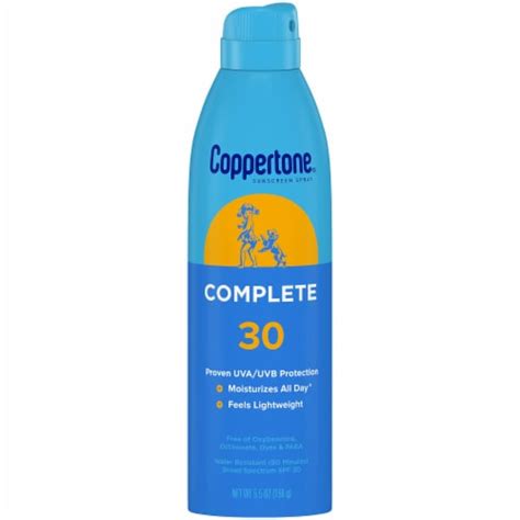 Complete Sunscreen Spray SPF 30 Spray Sunscreen 5.5 Oz (Pack of 18), 18 ...