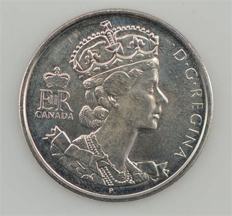 1952-2002 Canada 50 Cents Queen Elizabeth II Golden Jubilee ...