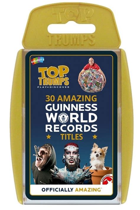 Настолна игра, Top Trumps, Guinness World Records - pampiland.bg