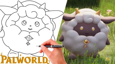 How To Draw LAMBALL From PALWORLD | EASY DRAWING - YouTube