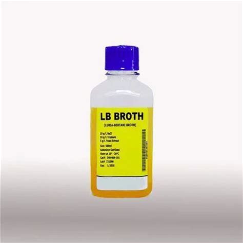 Technical Grade Liquid Luria Bertani Broth, for Industrial, Packaging ...