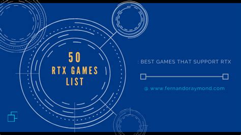 RTX games | Fernando Raymond