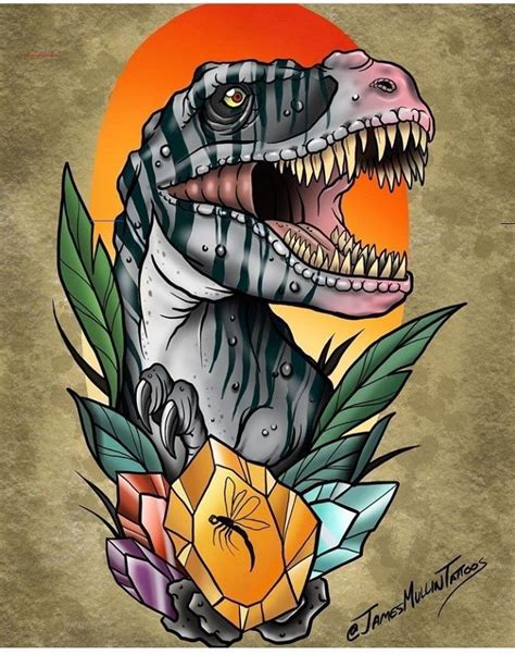 Pin by bayron cordoba on Тату in 2020 | Dinosaur tattoos, Neo ...