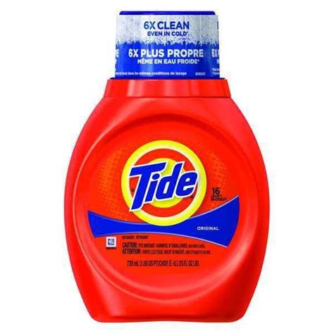 Tide PGC 13875 $60.52 TIDE 25 oz. Bottle Original Scent Liquid Laundry ...