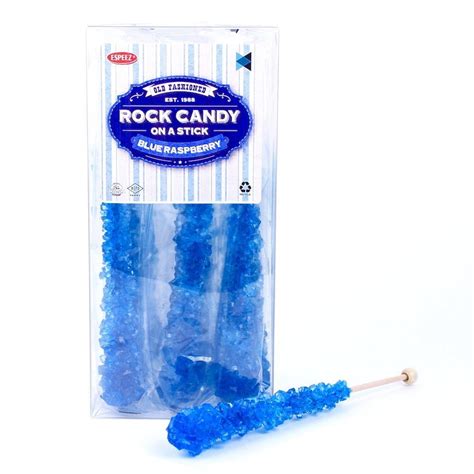 Extra Large Rock Candy Sticks: 12 Blue Rock Candy Sticks - Blue ...