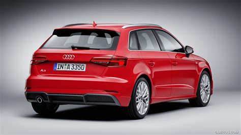 Audi A3 Sportback | 2017MY (Color: Tango Red) | Rear