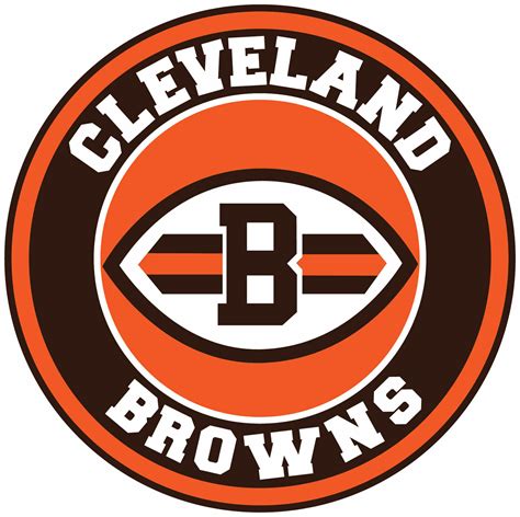 Cleveland Browns Circle Logo Vinyl Decal / Sticker CHOOSE SIZE 3'-12 ...