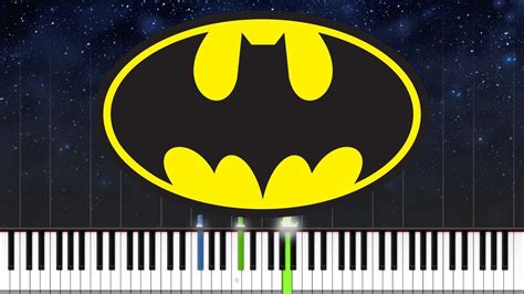 Classic Batman Theme - EASY PIANO TUTORIAL - YouTube