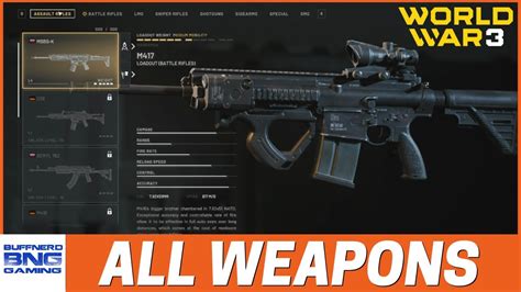 All World War 3 Weapons & Customization - YouTube