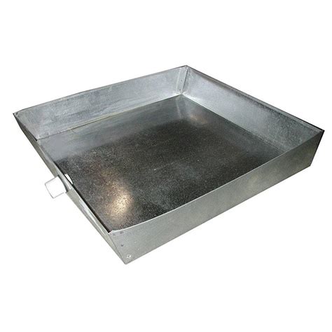 30" Galvanized Water Heater Pan, Square - RJ Supply House