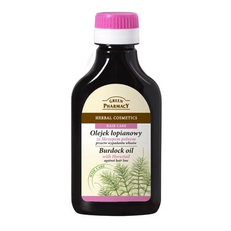 Green Pharmacy Burdock Oil With Horsetail Against Hair Loss | Agatha Shop