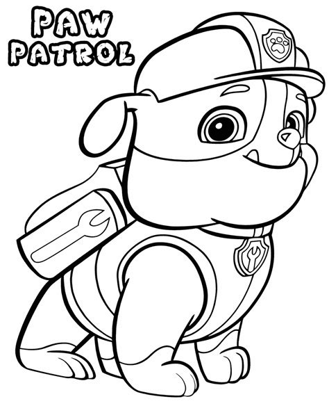 Paw Patrol Coloring Pages ⋆ coloring.rocks! | Paw patrol coloring pages ...