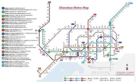 Shenzhen Metro Map, Shenzhen Subway Map - Subway Lines