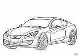 Coloring Toyota Hyundai Pages Genesis Car Coupe Gtr Drawing Fast Supra Tundra Cars Bmw Furious Eclipse Mitsubishi Printable Luxury Fancy sketch template