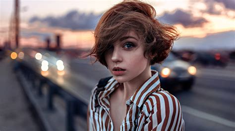 Download Russian Girl With Short Hair Wallpaper