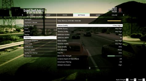 Grand Theft Auto 5 Pc Graphics Options And Settings