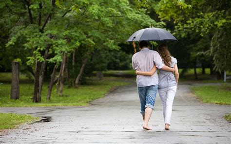 20 Love Couple S Romance In The Rain Wallpapers