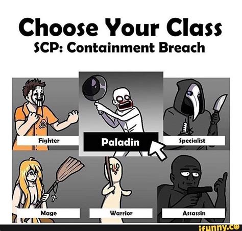 choose your class scp containment breach