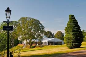 Fingask Pavilion on the lawn