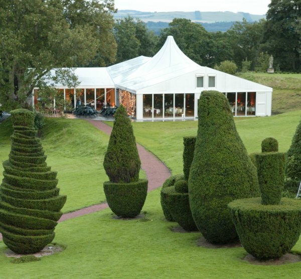 Main view of The Pavilion at Fingask Castle