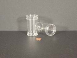  2 oz.   43 400 Clear  Regular Wall  Plastic   Jar