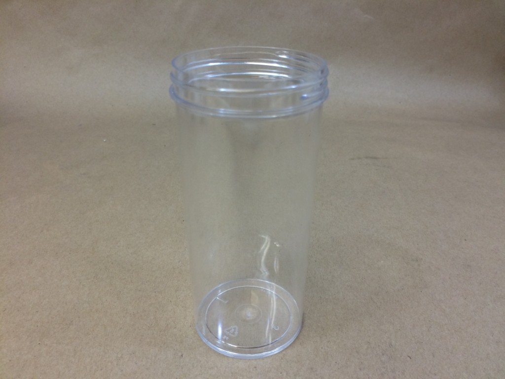  10 oz.   63 400 Clear  Regular Wall  Plastic   Jar