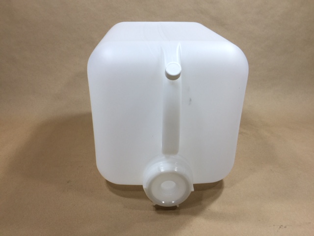  5 Gallon    Natural  Square  Plastic   Bottle