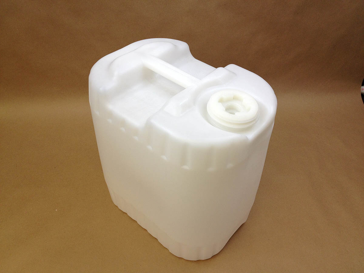  5 Gallon    Natural  Closed Top Jerrican Rectangular  Plastic   Drum