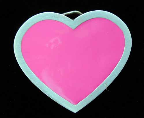 4621E Pink Heart 2 7/8" by 2 1/2"