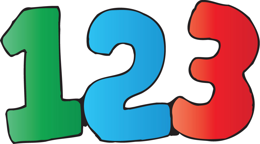 1 2 3 Clipart