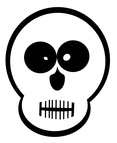 Cute Skeleton Clipart