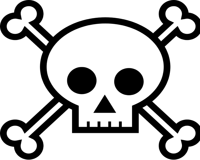 Cute skull clipart