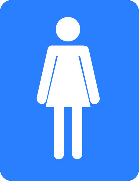 Ladies restroom clipart