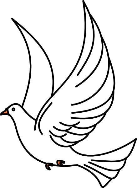 Dove line drawing clipart - Cliparting.com