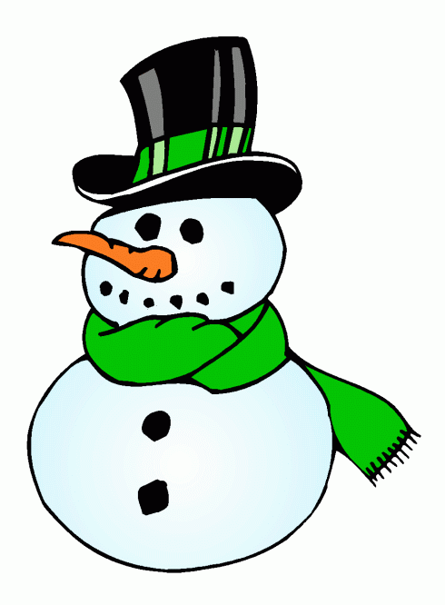 Animated Snowman Clipart