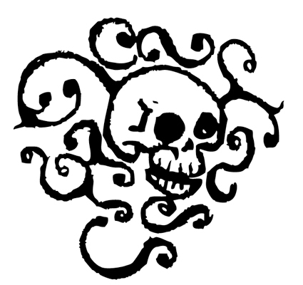 Cartoon Skull vector, free vector graphics