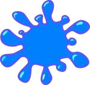 Blue slime clipart