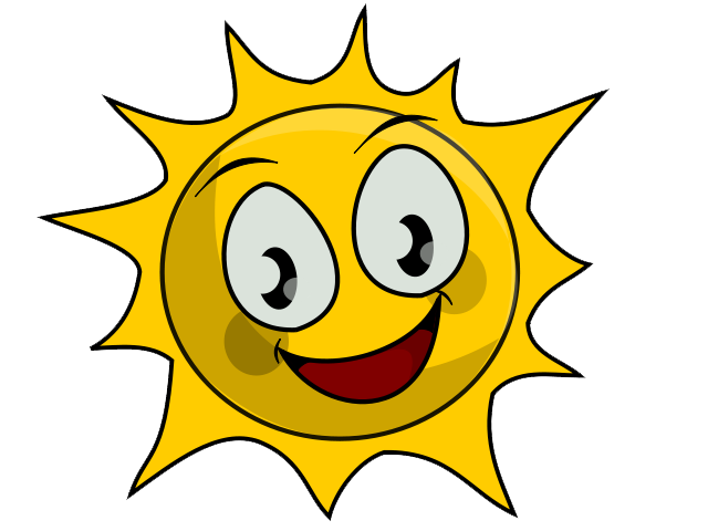 Cute Sun Cartoon Clipart