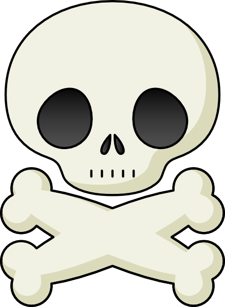 Cute Skull Clip Art - vector clip art online, royalty ...