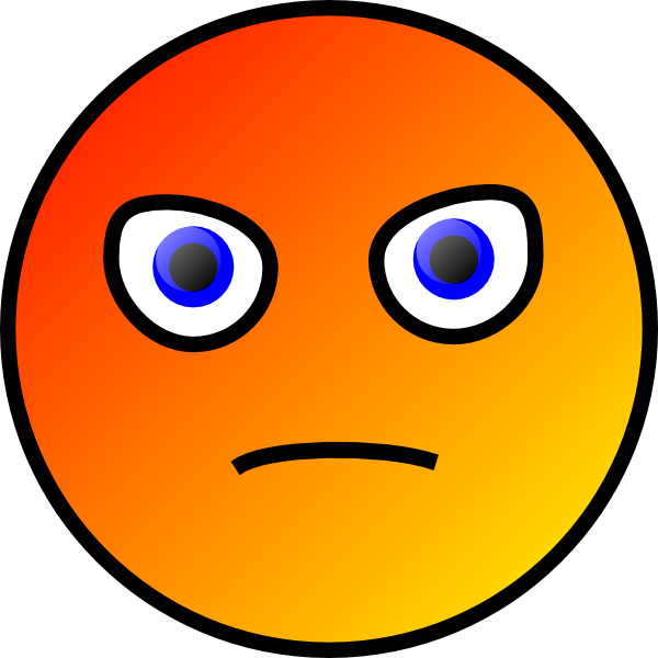 Angry Face Clipart