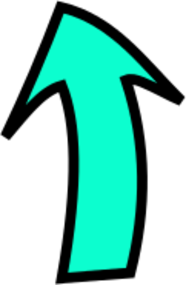 Clipart arrow pointing up