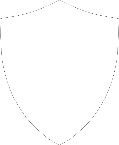 Clipart shields outlines