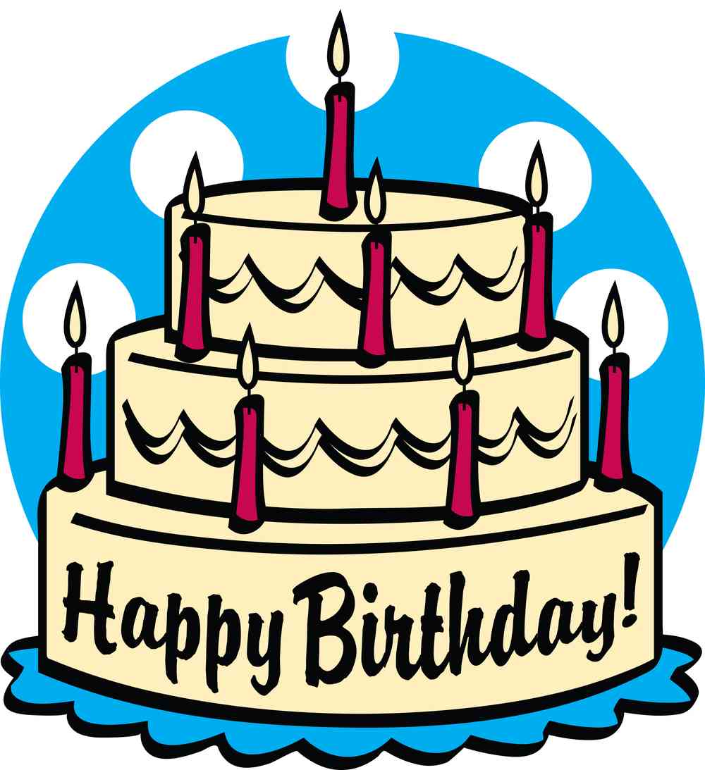 Happy Birthday Cake Clip Art - Tumundografico