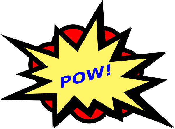 Free POW Sign Clip Art