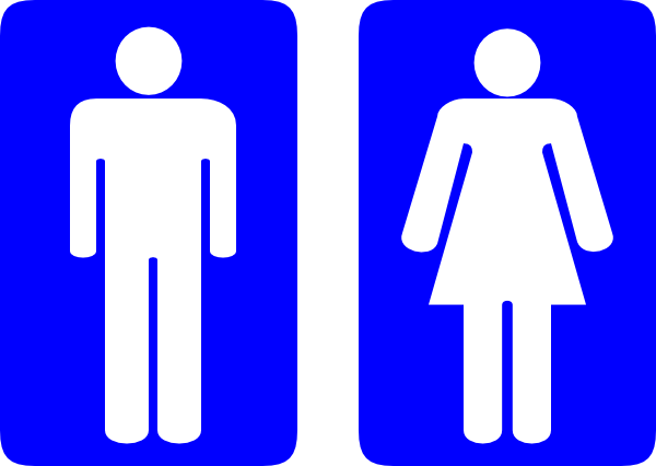 Toilet Signs clip art - vector clip art online, royalty free ...