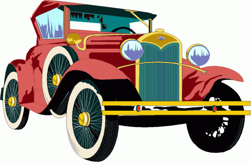 Vintage car free clipart