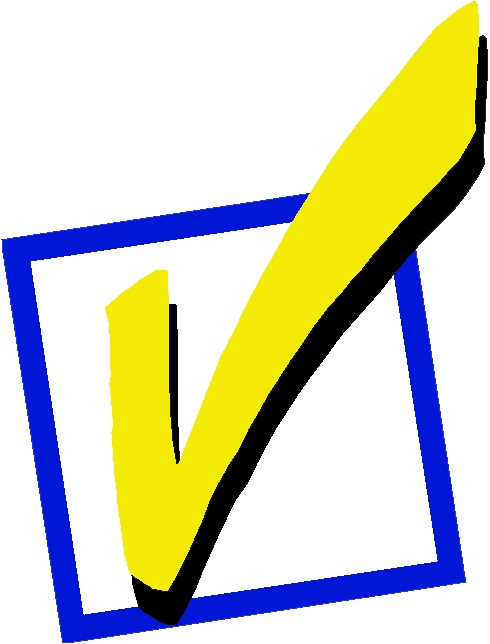 Yellow Check Mark - ClipArt Best