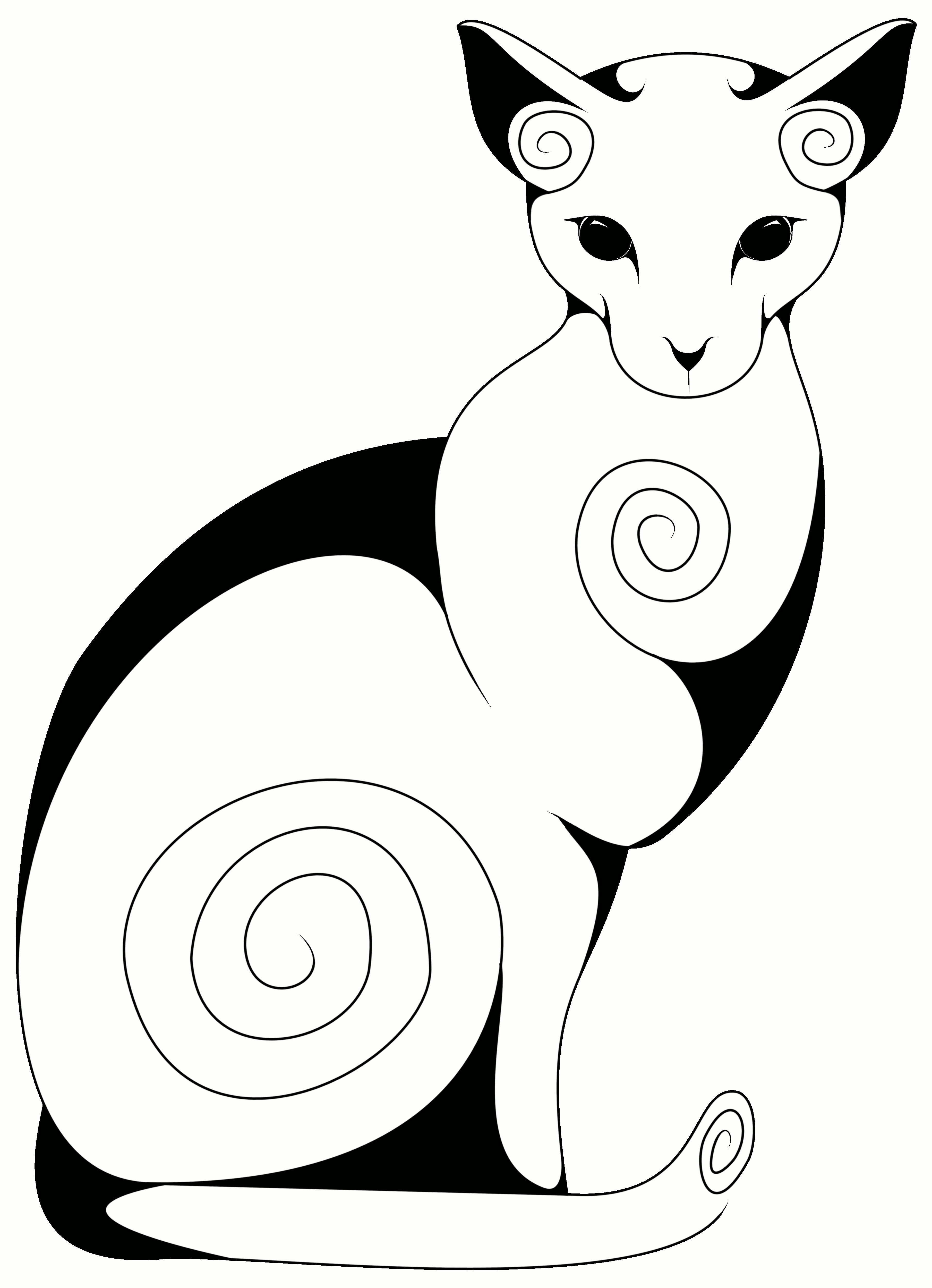 Siamese Cat Drawings - ClipArt Best