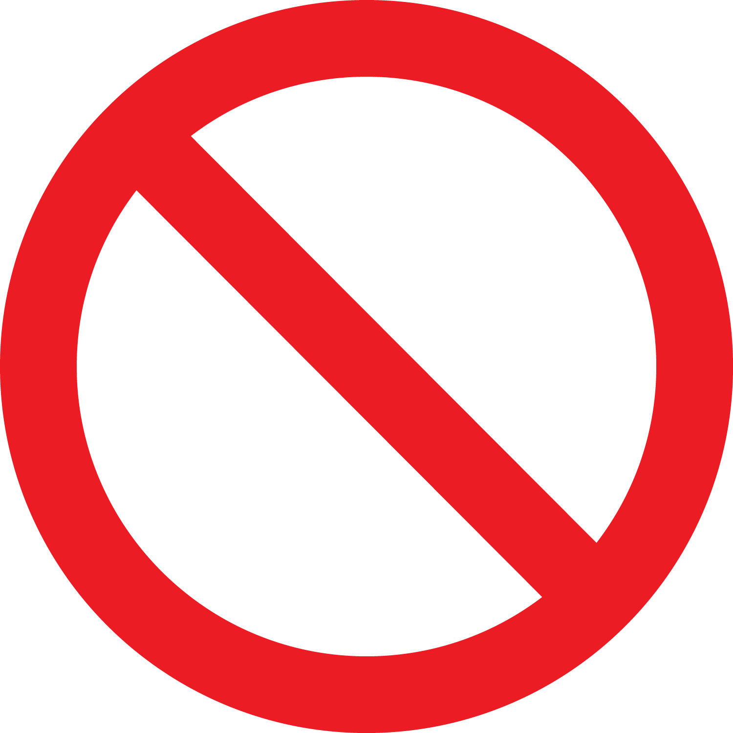 Just Say No Sign - ClipArt Best