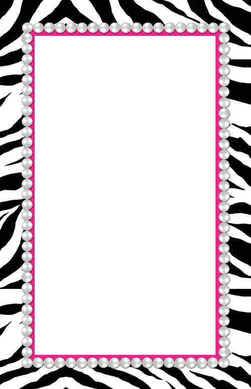 Free Zebra Print Border - ClipArt Best